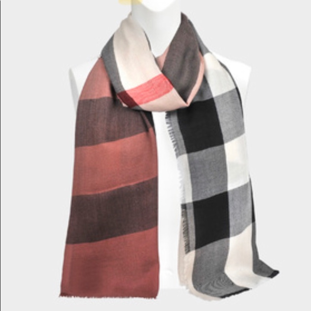 Ombré Burberry Lightweight Cashmere Mega scarf